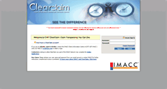 Desktop Screenshot of clearclaim.net
